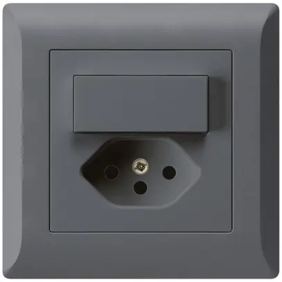 Combinazione INC A-R/1P+T13 antracite kallysto.line 