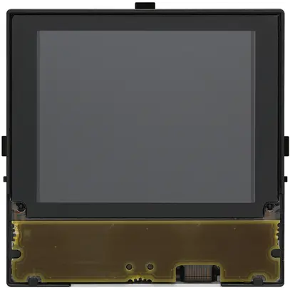 Plaque frontale KNX Hager kallysto pour thermostat brun 