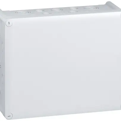 Boîte de dérivation PLEXO vide 220×170mm gris clair 24 entrées 