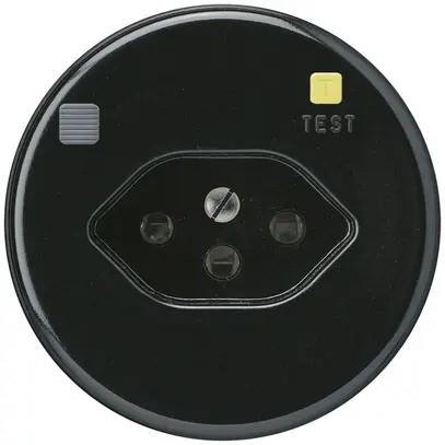 Presa basico A T13 FI 30mA nero 