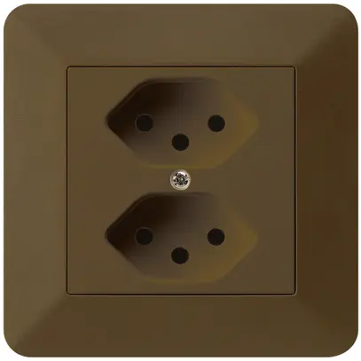 Prise ENC kallysto.trend 2×T13 brun 