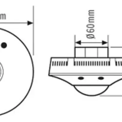 Détecteur de prés.INC ESYLUX PD-ATMO 360i/8 O KNX, blanc 