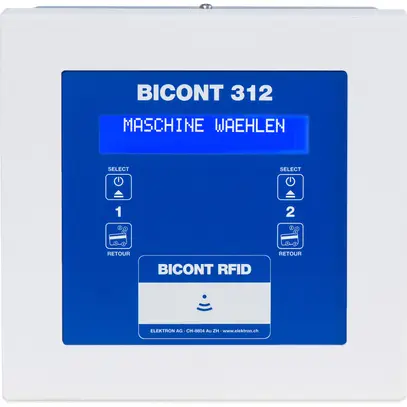 Contatore di spese AP Bicont 312, card RFID, IP21, 2×16A, 2×11kW, per 2 app. 