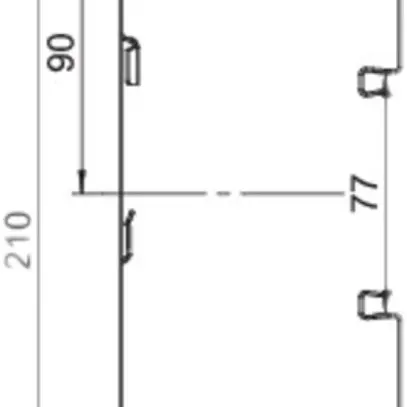 Profilo di base Bettermann GS-A90210 bianco puro 