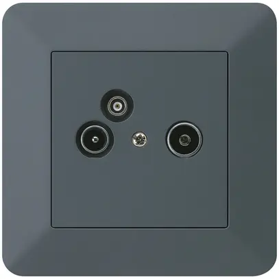 Prise pour antenne ENC R/TV/données kallysto.trend 2GHz 14db anthracite 