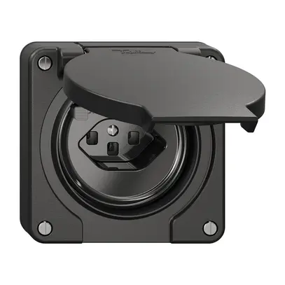 Prise FI NEVO N.CO, 30mA, type 23, bornes de raccordement pour prises supp. noir 