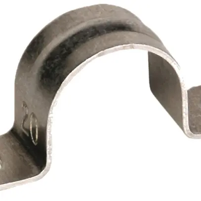 Brida 2 viti M25 alluminio 