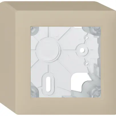 Boîtier AP kallysto beige h=54mm 