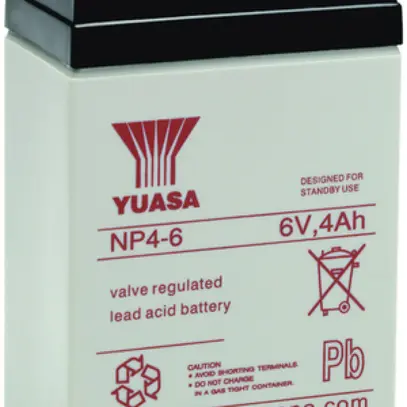 Accu Yuasa NP 4-6 6VDC 4 AH 