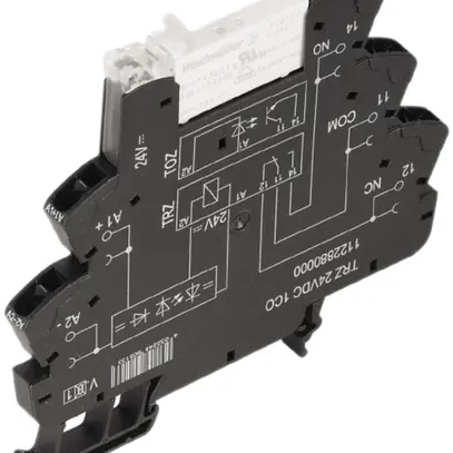 Accoppiatori relè TERMSERIES TRZ 24VDC LED verde 1C 250VAC 6A connession.a molla 