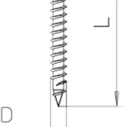 Vis pour panneau aggloméré à tête conique Bettermann 3×15mm T-Drive zinguée 
