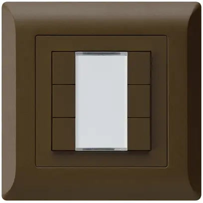 UP-Taster kallysto.line KNX 6×s/e-link braun 
