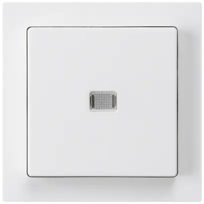 Interrupteur poussoir lumineux ENC kallysto 3/2P blanc 