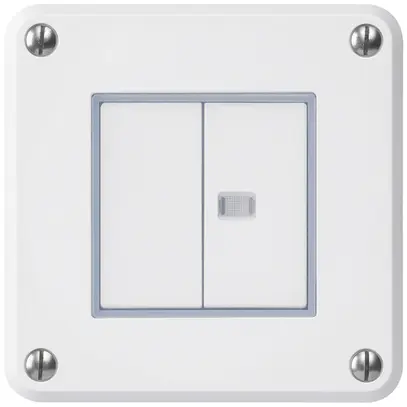 Interruttore INC robusto IP55 schema 3+3 1×illuminato bianco 