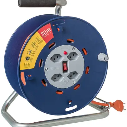 Avvolgicavo STERO LOOP grd.1 4×T13 30m TD3×1.5mm² 