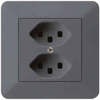 Presa INC kallysto.trend 2×T23 antracite con morsetti ad innesto 