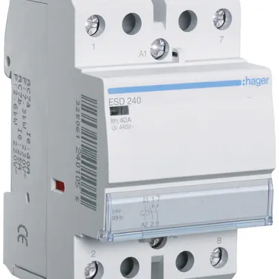 Contacteur AMD Hager 24VAC 2 fermeur 0 ouvreur 40A 3UM 