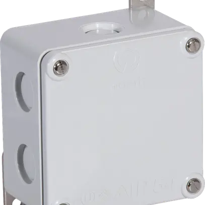 Scatola di derivazione AP Woertz 90×90mm grigio entrate 7×M20 