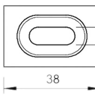 Pièce de fixation Bettermann zinguée 