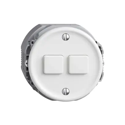 Stazione secondaria 2K/2T per interruttore Sdue Wiser bianco 