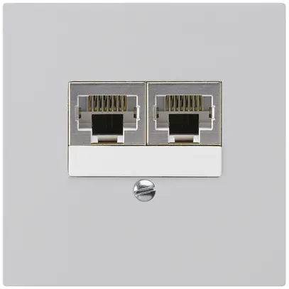 Boîte ENC kallysto 2×RJ45s séparé CUC gris clair 
