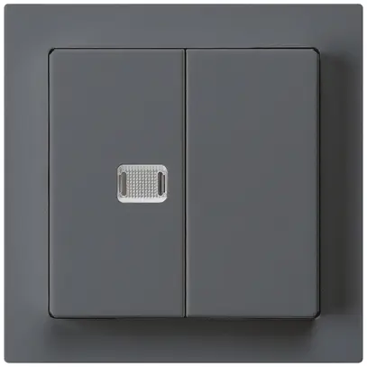 Kit frontale kallysto antracite con 1 lente 60×60mm 