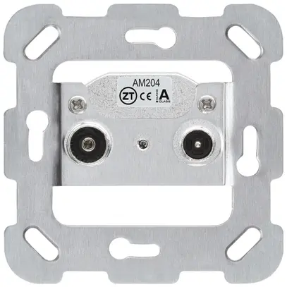 Intérieur pour prise antenne Hager R/TV montage F 4dB 2GHz 