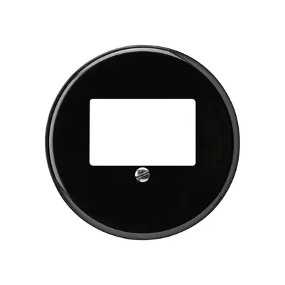Disco frontale basico per scatola DSL nero 