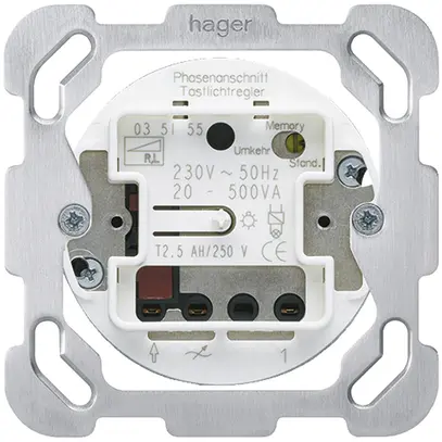 Inserto varialuce Hager TB 25…500VA ritardo di fase ascendente 