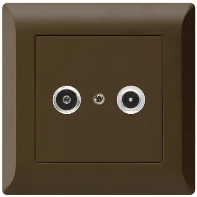 Prise antenne ENC kallysto.line R/TV 23dB 2GHz brun 