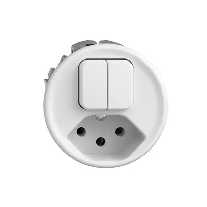 Combinaison ENC 2×A-R/1P+T13 STANDARDdue blanc 