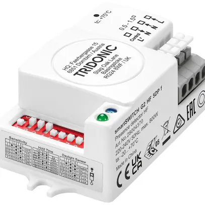 Rilevatore di movimento INS Tridonic smartSWITCH 36.5×23×70mm 