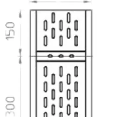 Canale portacavi Bettermann WSKG 110×600×6000mm zincato 