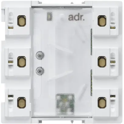 Poussoir 6×KNX-BCU Hager avec LED systemlink/easylink 