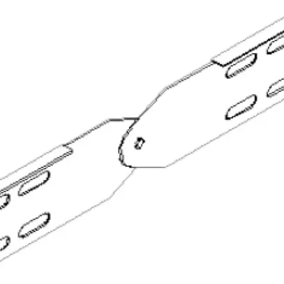 Raccordo articolato Lanz per multicanale a lunga campata 110mm ZMA 