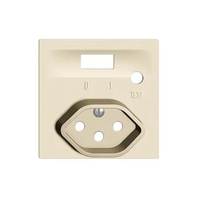 Kit frontal EDIZIOdue pour prise FI crema 