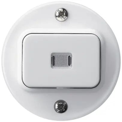 Kit frontale basico bianco con lente Ø43mm 