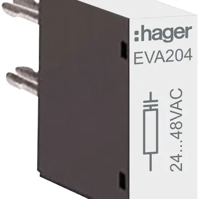 Module RC Hager 24VAC pour fusibles EV007…EV015, EVN022 