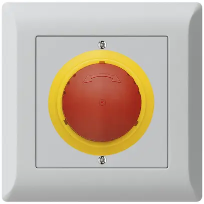 Contact pivotant ENC kallysto.line ARRÊT D'URGENCE gris clair 