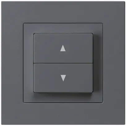 Poussoir pour stores ENC kallysto.pro avec 2 touches an bornes enfichables 