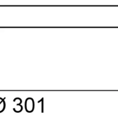 Anello decorativo per Downlight LED Feilo Sylvania START 5IN1 Ø301mm nero 