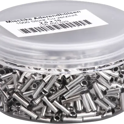 Embout de câble Mischke E DIN 46228 2.5mm²/10mm nu Cu-étamé 