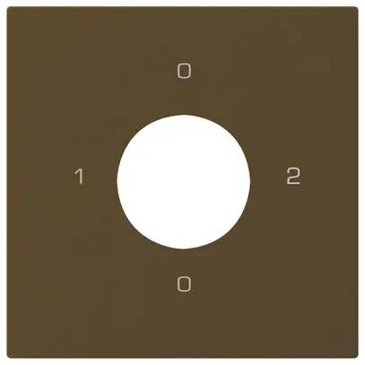 Kit di copertura kallysto per interruttore a chiave S2/1 polo marrone 