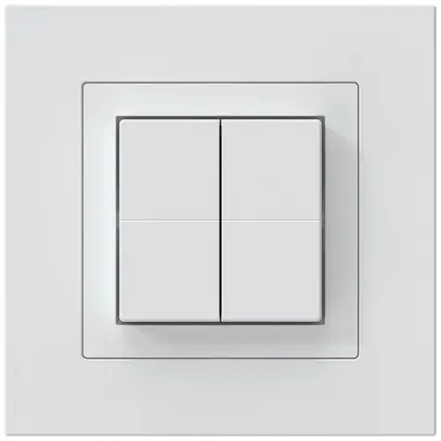Poussoir sans fil Friends of Hue KPR, 4×, 94×94mm, autocollant, blanc 