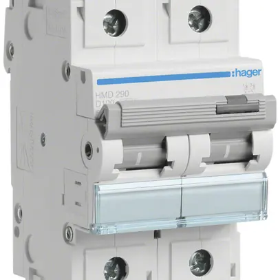 Disjoncteur Hager MCB 2P 230V type D 100A 3UM 