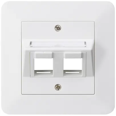 Kit de montage ENC kallysto.trend 2×Keystone blanc 