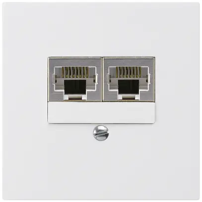 Boîte ENC kallysto 2×RJ45s séparé CUC blanc 