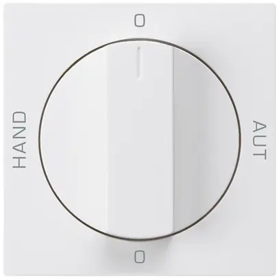 Kit frontale per interruttore rotativo S2 60×60 kallysto 0-Hand-0-Aut.bianco 