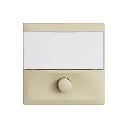 Tasto con porta-etichetta EDIZIOdue vanille 