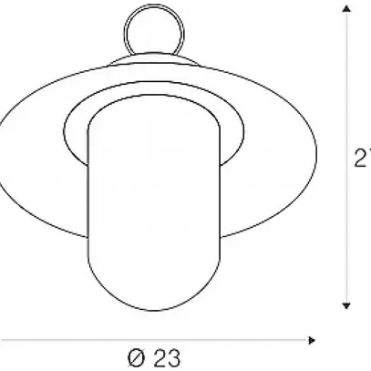 Luminaire suspendu SLV MOLAT E27 IP44 anthracite 